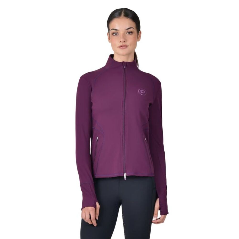 Dublin Womens/Ladies Logo Full Zip Jacket / Purple Violet